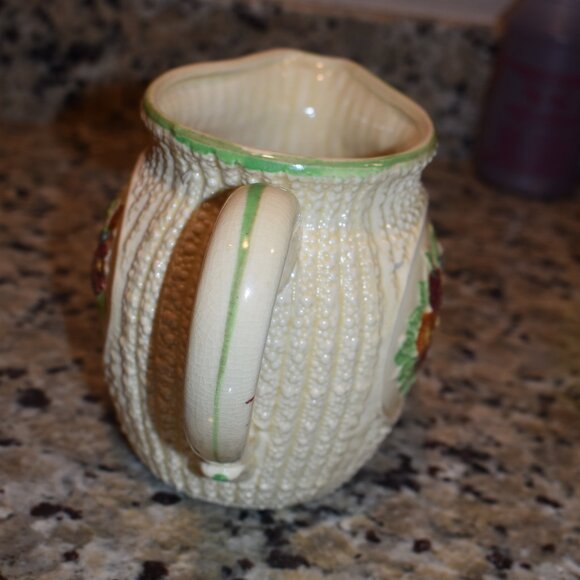 Tashiro Shoten Hobnail Floral Pitcher Made in Japan - Picture 4 of 5